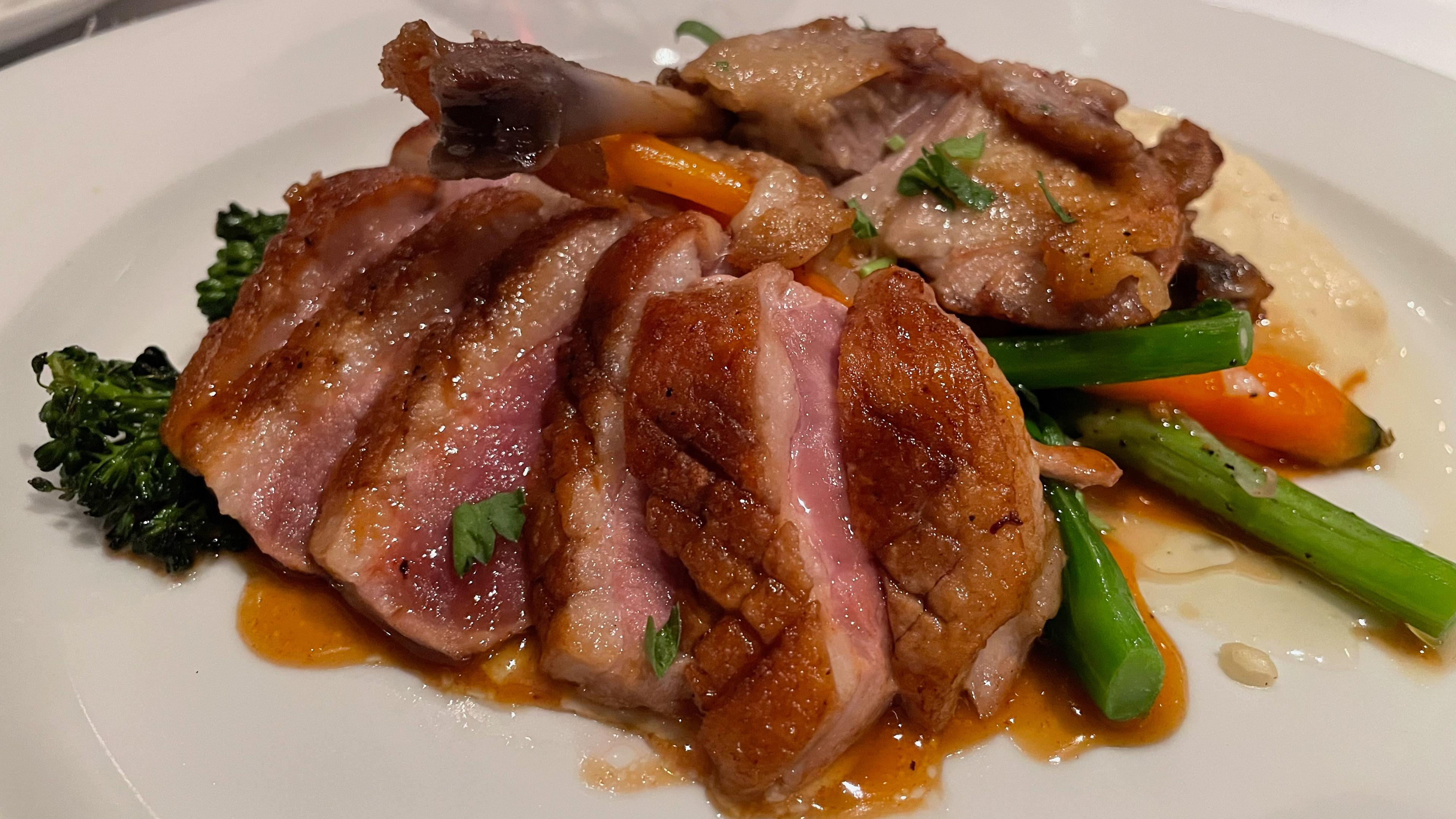 Roasted duck